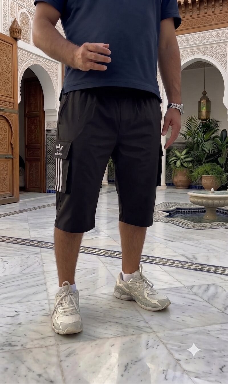 سروال أديداس أسود